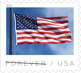 US Flag stamp