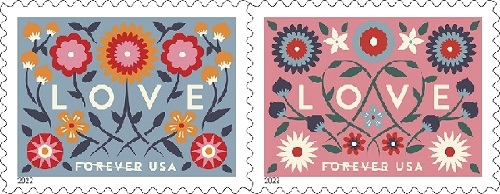 Love Forever stamps