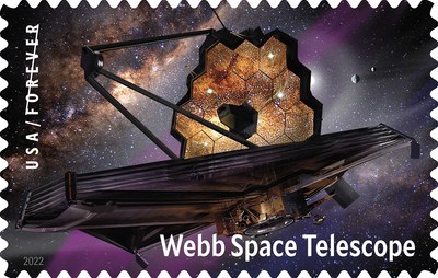 U.S. Postal Service Issues James Webb Space Telescope Forever Stamp