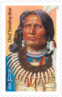 Chief Standing Bear stamp