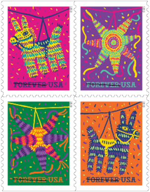 Piñatas! stamps